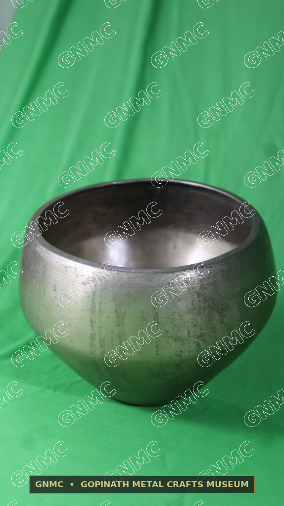Century-Old Bell-Metal Agrarian Harvest Feast Bowl