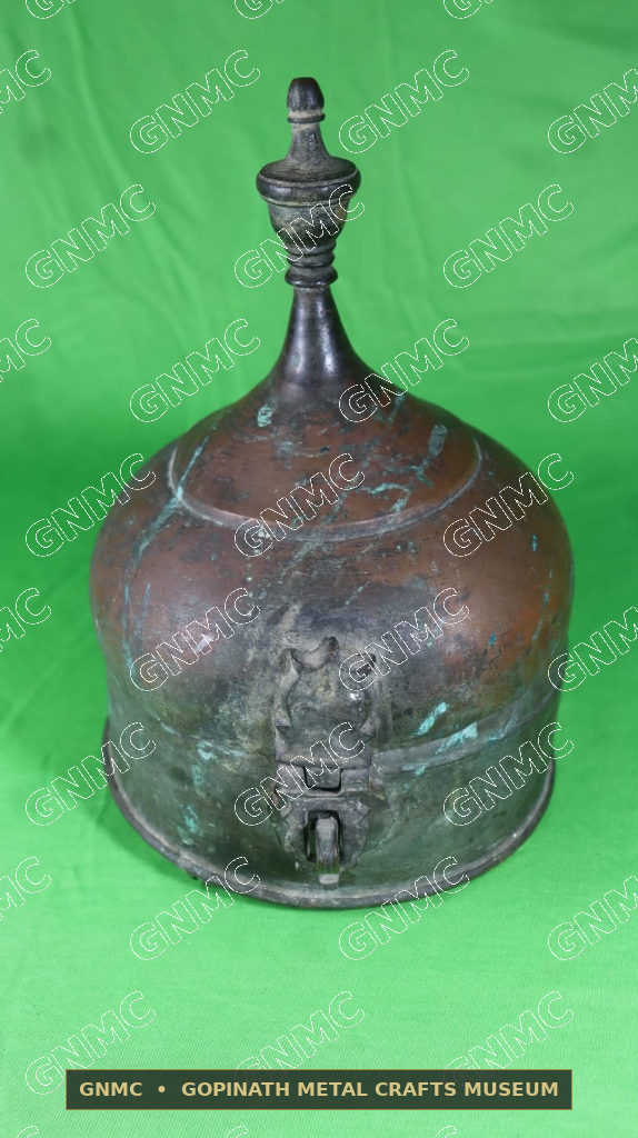 Double-Century-Old Ayurvedic Pure Copper Betel Casket (Tamra Pana Batta)