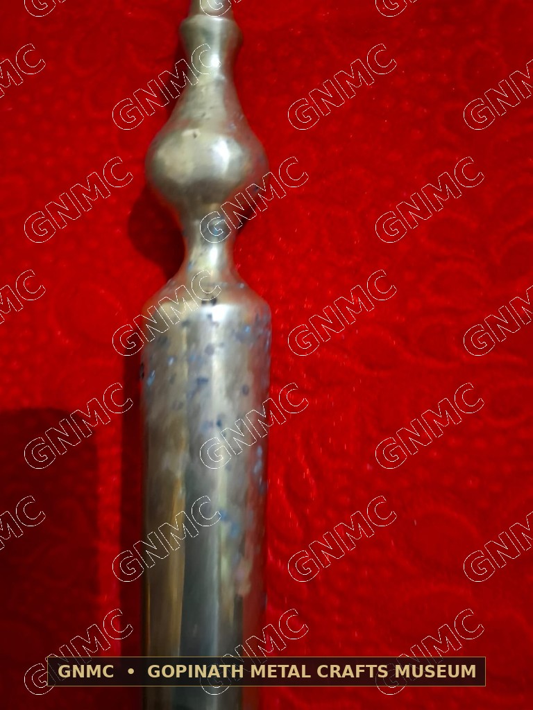 Century-Old Cast Brass Temple Processional Torch (Masal)