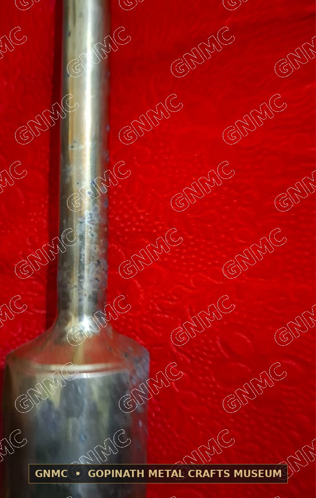 Century-Old Cast Brass Temple Processional Torch (Masal)