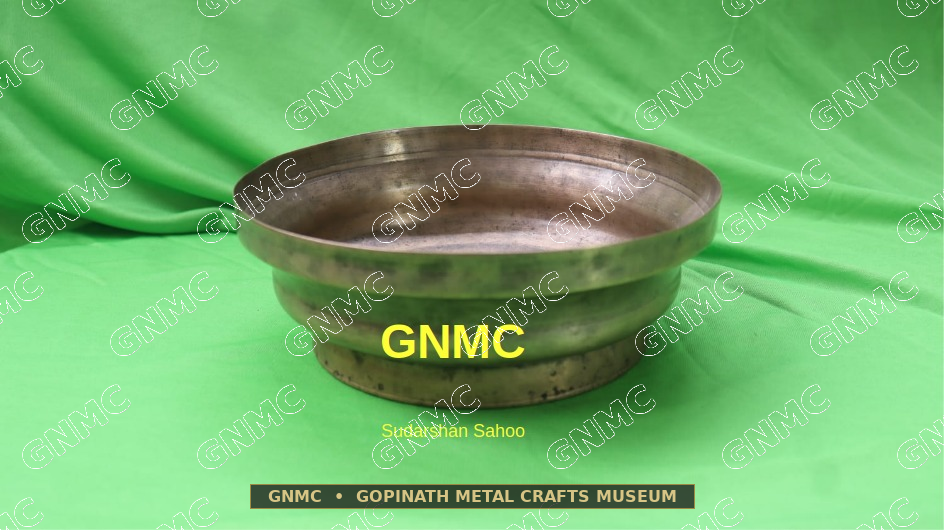 Century-Old Acoustic Singing Bronze Pakhala Dining Bowl
