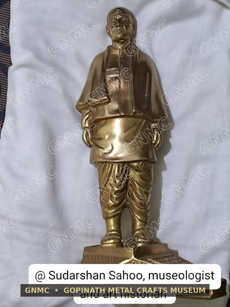 Monumental Solid-Cast Brass Statue of Sardar Vallabhbhai Patel (Iron Man of India)